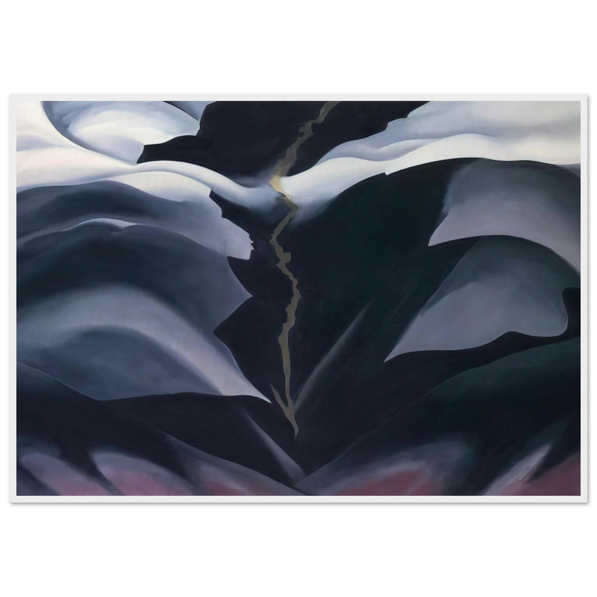 Black Place II Framed Poster | Georgia O'Keeffe Framed Prints Wall Art | Georgia O Keeffe Prints