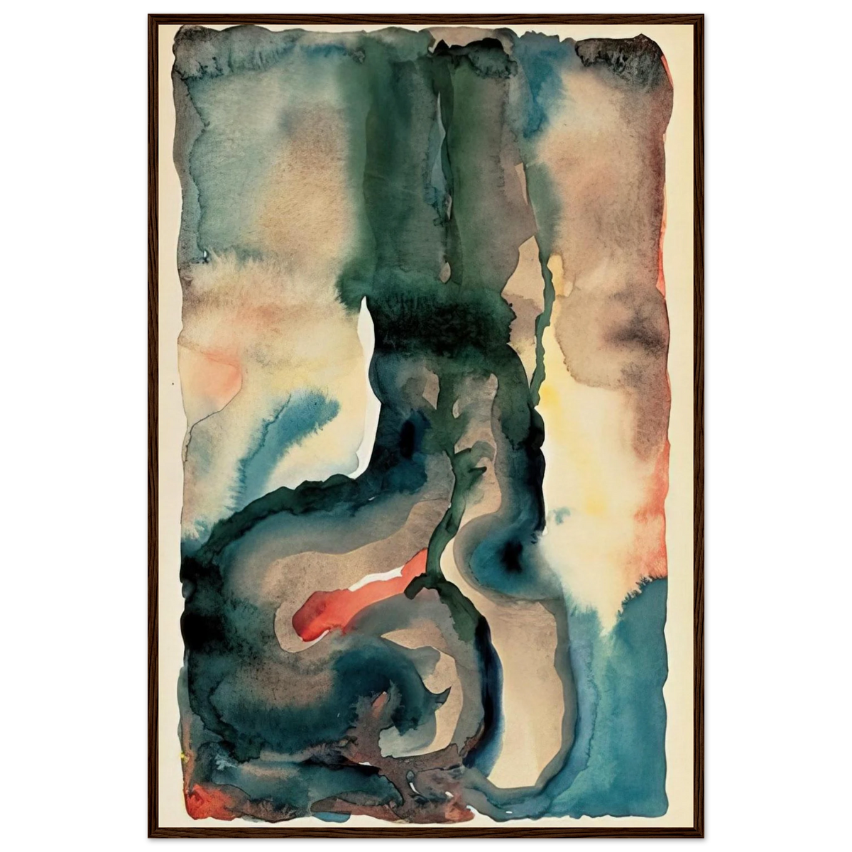 Portrait No. III Framed Poster | Georgia O'Keeffe Framed Prints Wall Art | Georgia O Keeffe Prints