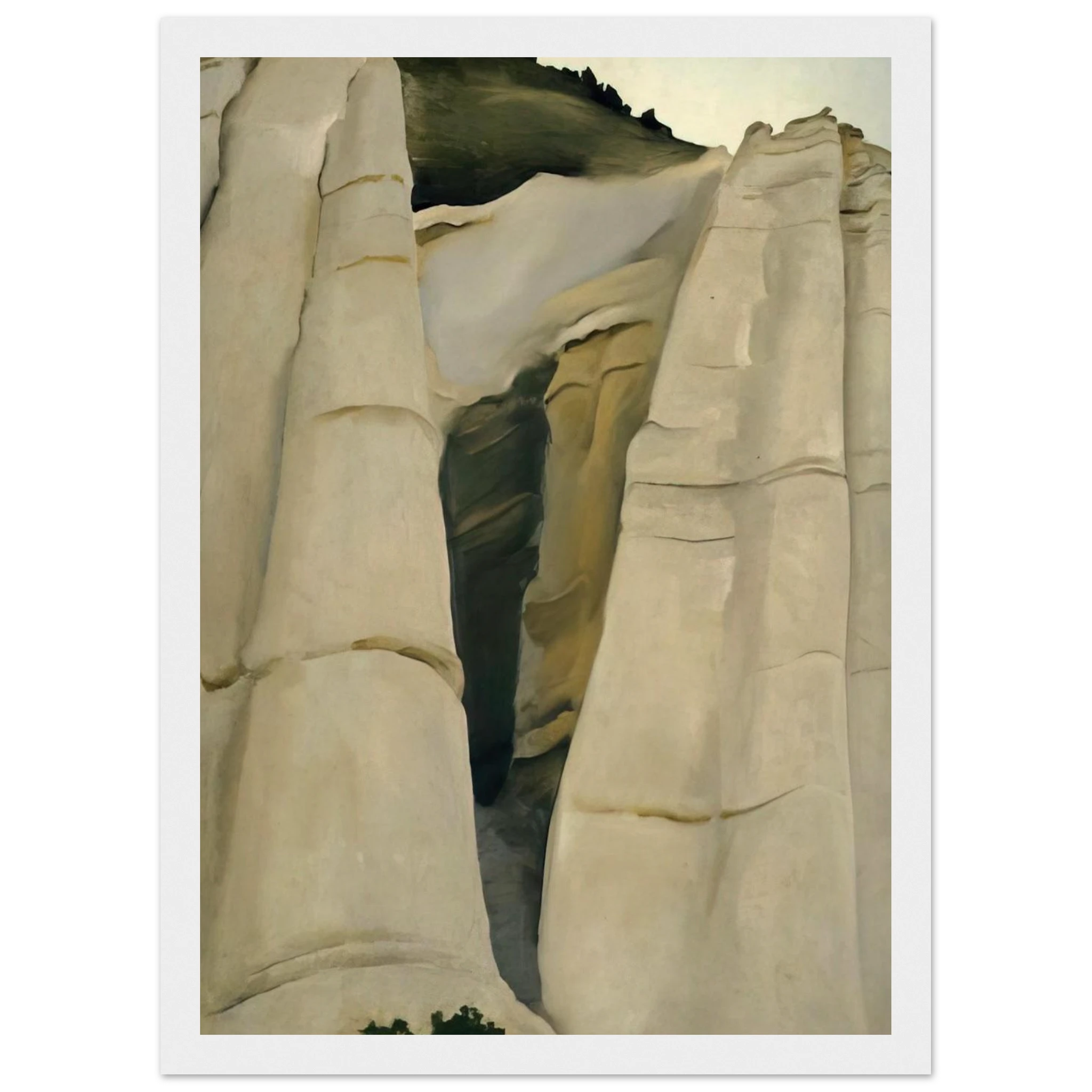 From the White Place Framed Poster | Georgia O'Keeffe Framed Prints Wall Art | Georgia O Keeffe Prints