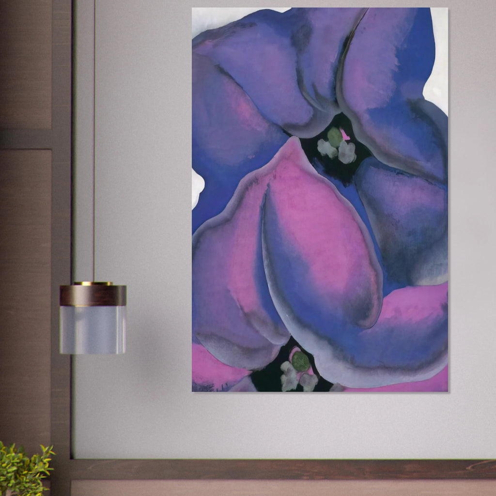 Purple Petunias Poster | Georgia O'Keeffe Poster | Georgia O Keeffe Prints