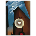 New York with Moon Poster | Georgia O'Keeffe Poster | Georgia O Keeffe Prints