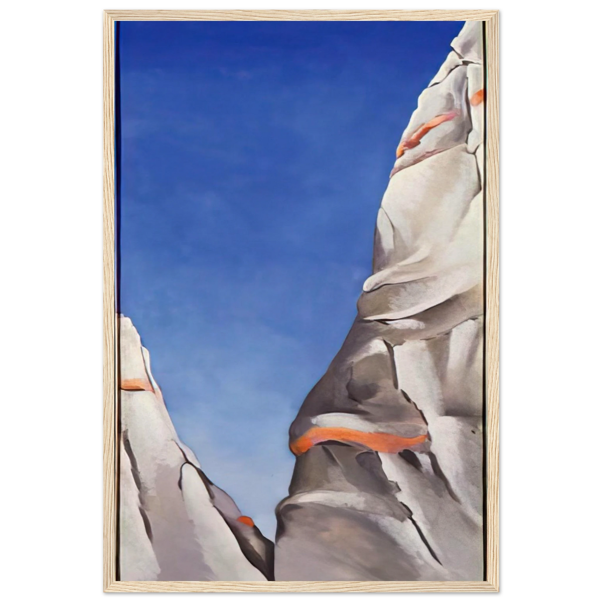 Blue Sky Framed Poster | Georgia O'Keeffe Framed Prints Wall Art | Georgia O Keeffe Prints