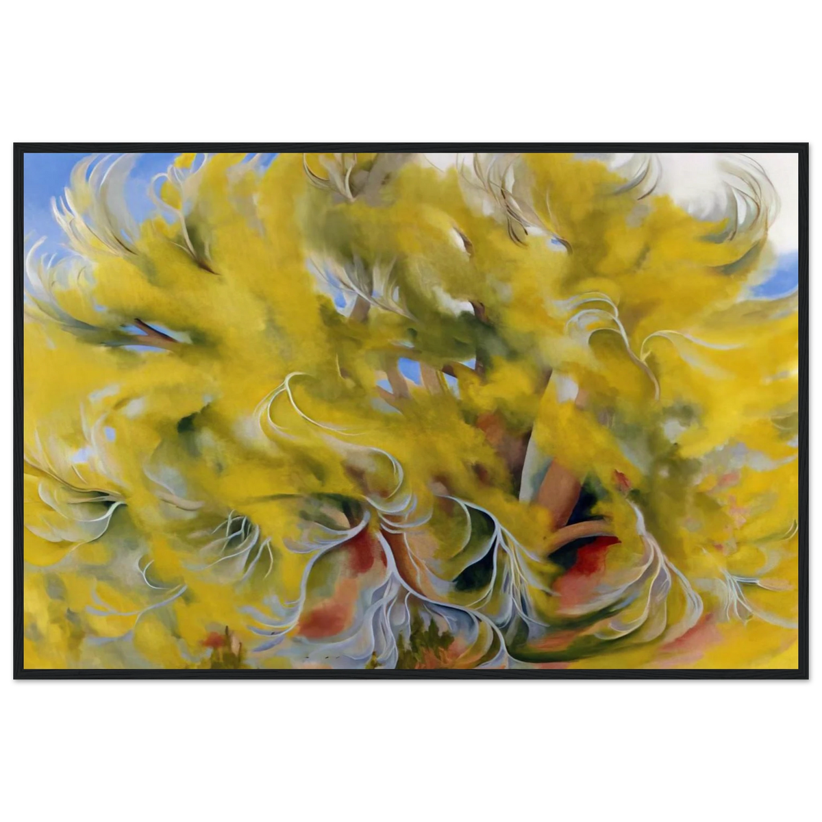 Cottonwood Tree in Spring Framed Poster | Georgia O'Keeffe Framed Prints Wall Art | Georgia O Keeffe Prints