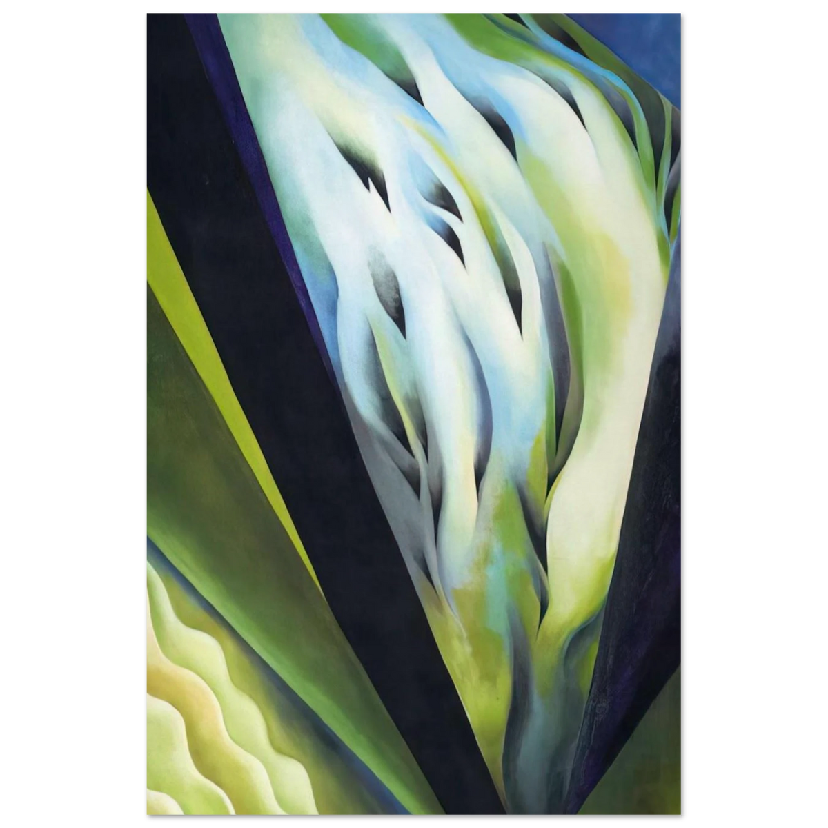 Blue and Green Music Poster | Georgia O'Keeffe Poster | Georgia O Keeffe Prints