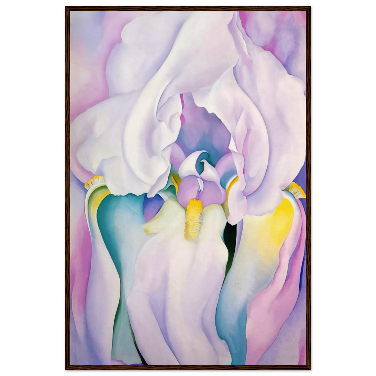 Light of Iris Framed Poster | Georgia O'Keeffe Framed Prints Wall Art | Georgia O Keeffe Prints