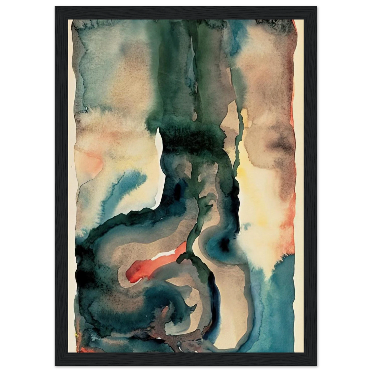 Portrait No. III Framed Poster | Georgia O'Keeffe Framed Prints Wall Art | Georgia O Keeffe Prints