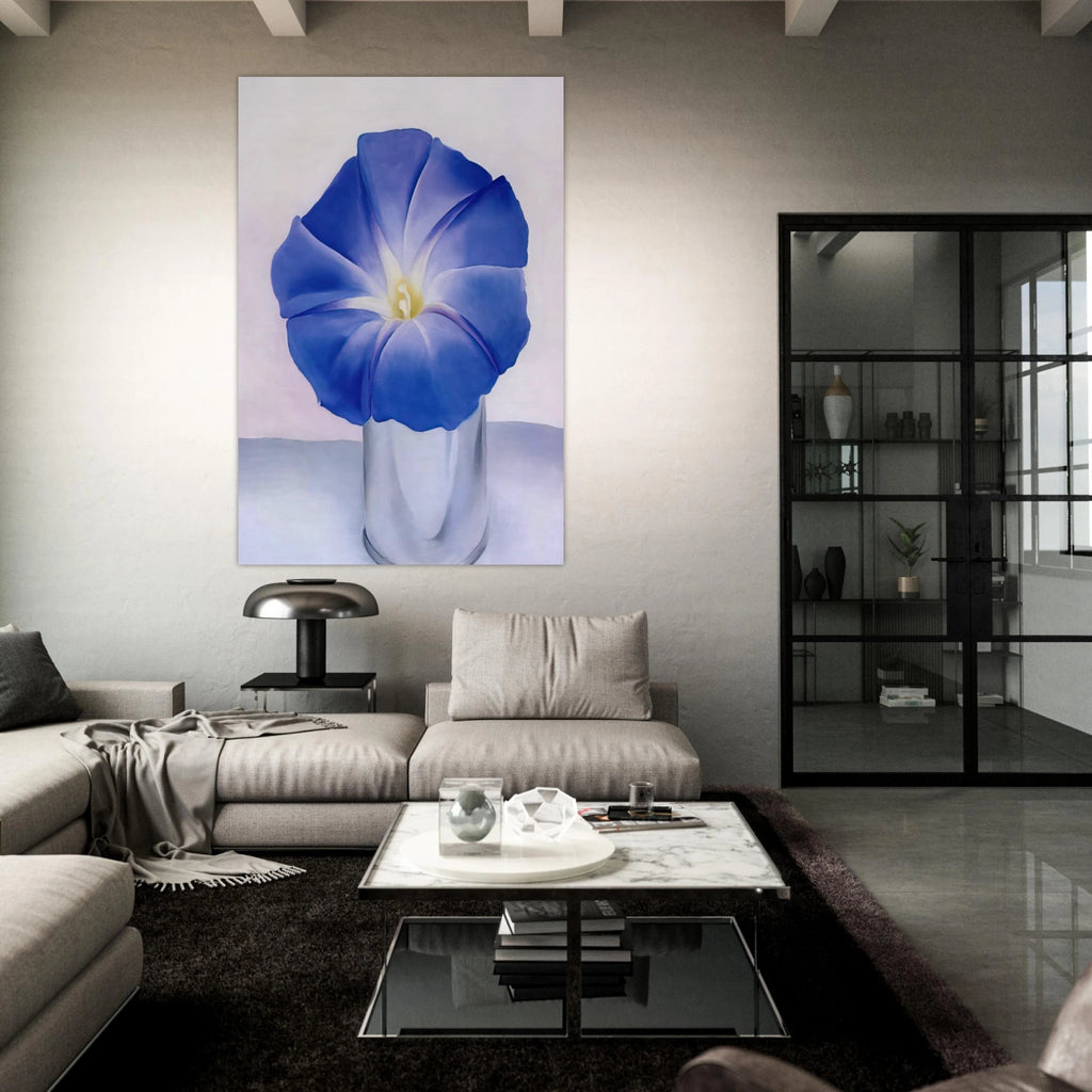 Blue Morning Glory Poster | Georgia O'Keeffe Poster | Georgia O Keeffe Prints