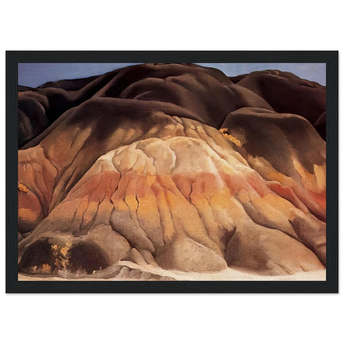 Grey Hills Framed Poster | Georgia O'Keeffe Framed Prints Wall Art | Georgia O Keeffe Prints