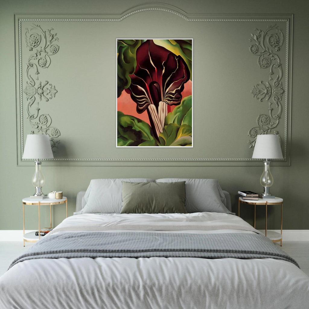 Jack-in-the-Pulpit II Framed Poster | Georgia O'Keeffe Framed Prints Wall Art | Georgia O Keeffe Prints