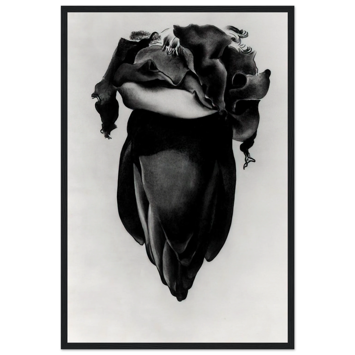 Banana Flower Framed Poster | Georgia O'Keeffe Framed Prints Wall Art | Georgia O Keeffe Prints