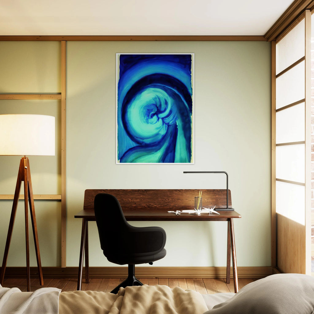 Blue I Framed Poster | Georgia O'Keeffe Framed Prints Wall Art | Georgia O Keeffe Prints