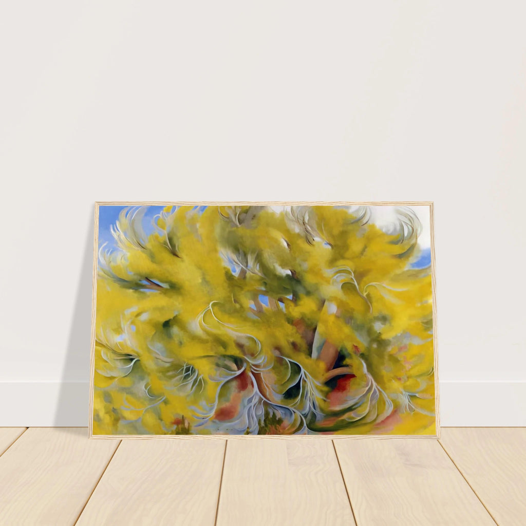 Cottonwood Tree in Spring Framed Poster | Georgia O'Keeffe Framed Prints Wall Art | Georgia O Keeffe Prints