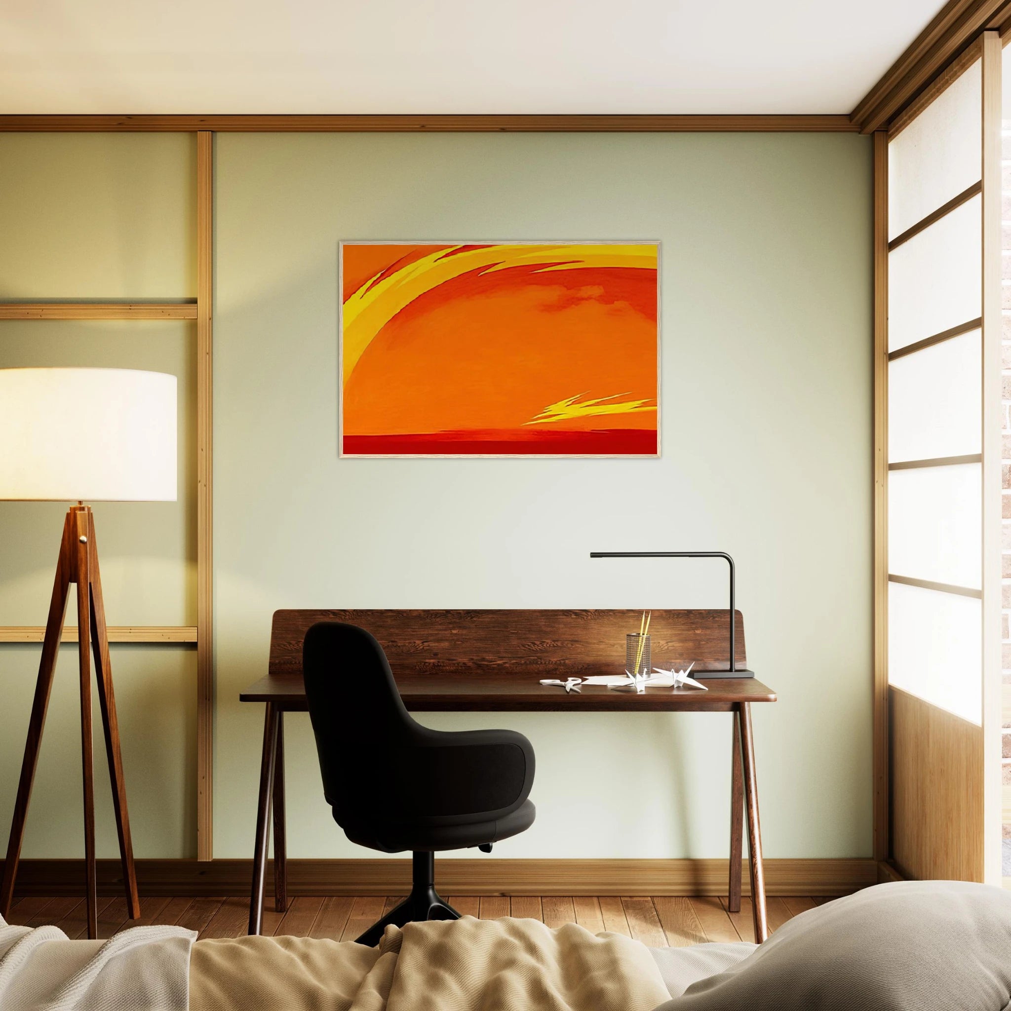 From the Plains II Framed Poster | Georgia O'Keeffe Framed Prints Wall Art | Georgia O Keeffe Prints