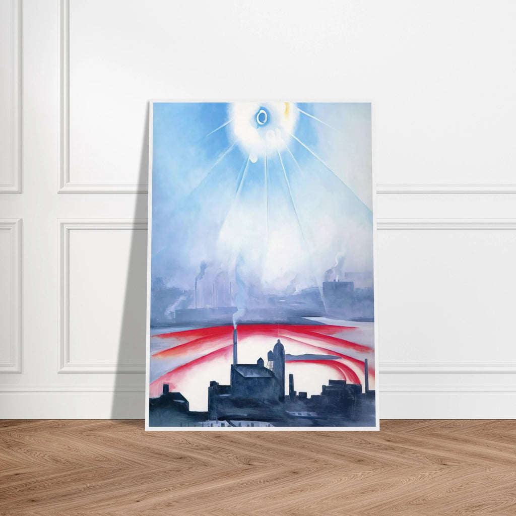 East River No 1 Framed Poster | Georgia O'Keeffe Framed Prints Wall Art | Georgia O Keeffe Prints