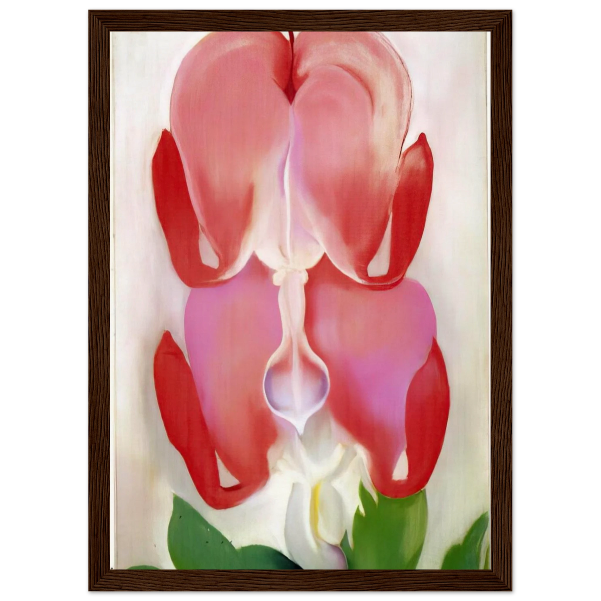 Bleeding Heart Framed Poster | Georgia O'Keeffe Framed Prints Wall Art | Georgia O Keeffe Prints