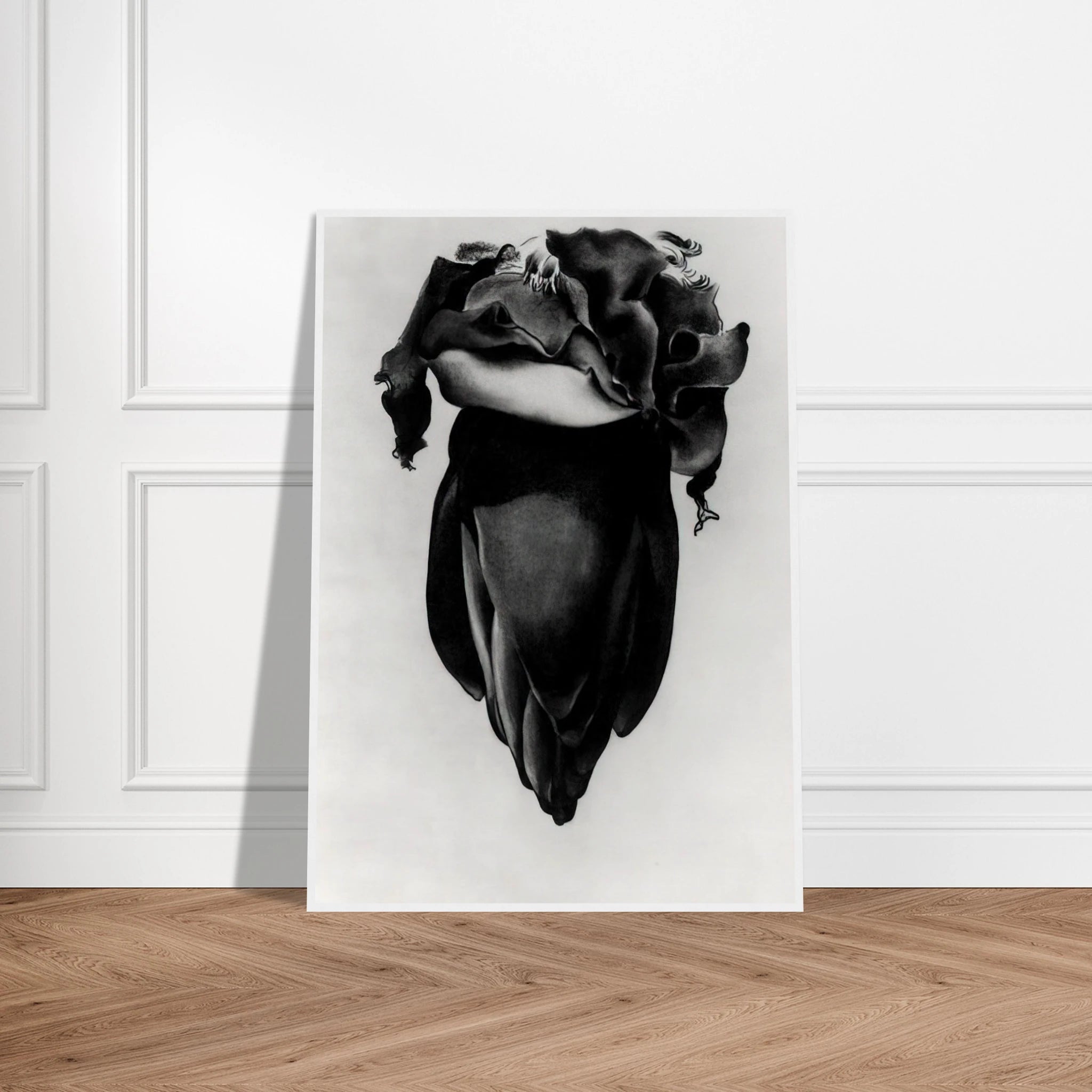 Banana Flower Framed Poster | Georgia O'Keeffe Framed Prints Wall Art | Georgia O Keeffe Prints