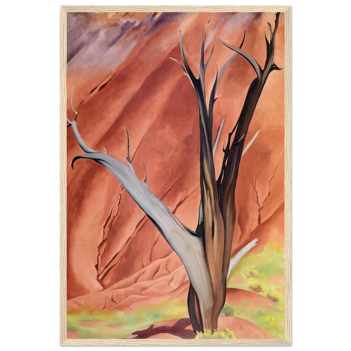 Gerald`s Tree Framed Poster | Georgia O'Keeffe Framed Prints Wall Art | Georgia O Keeffe Prints