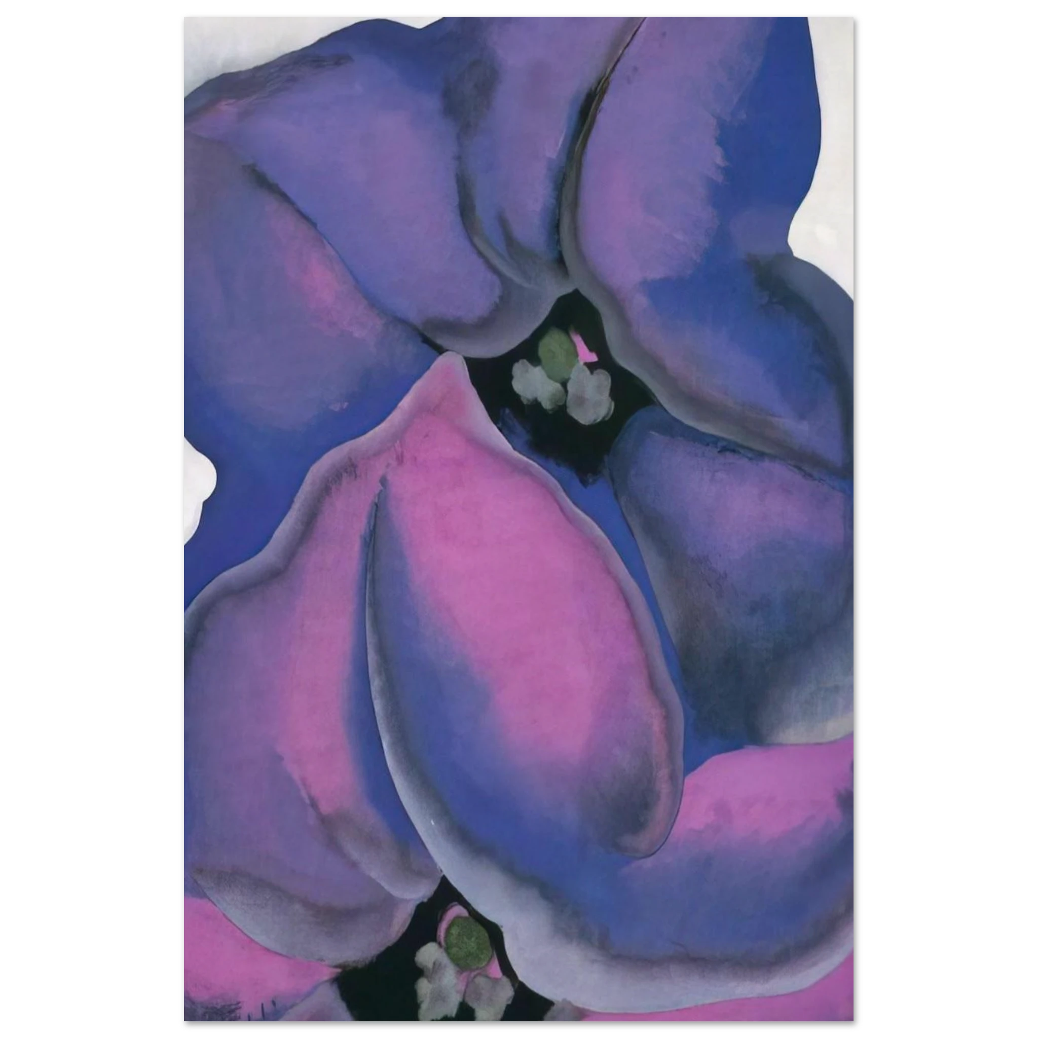 Purple Petunias Poster | Georgia O'Keeffe Poster | Georgia O Keeffe Prints