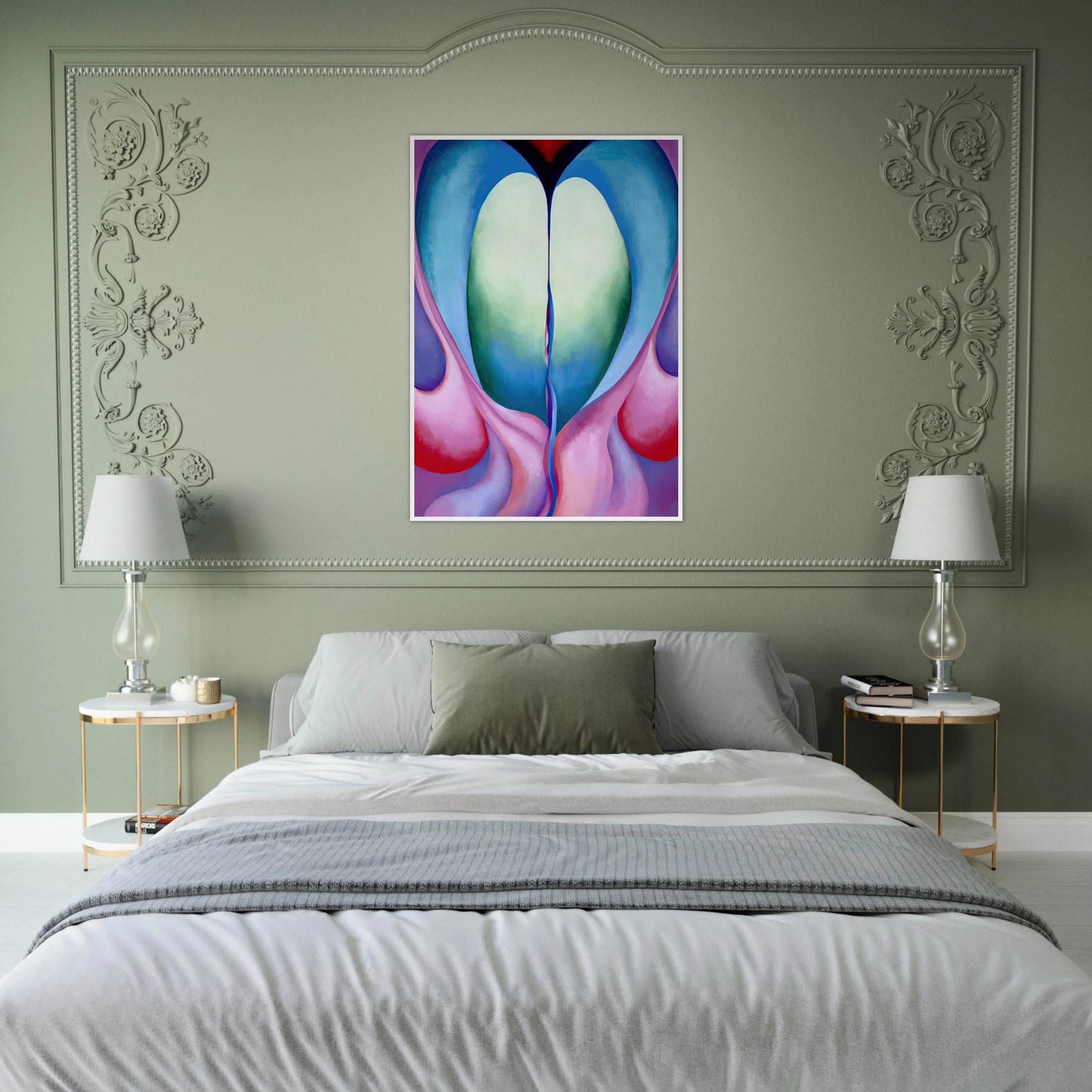 Series I, No. 8 Framed Poster | Georgia O'Keeffe Framed Prints Wall Art | Georgia O Keeffe Prints