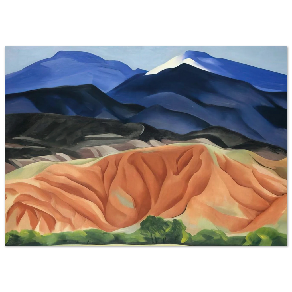 Black Mesa Landscape, New Mexico - Out Back of Mary`s II Poster | Georgia O'Keeffe Poster | Georgia O Keeffe Prints