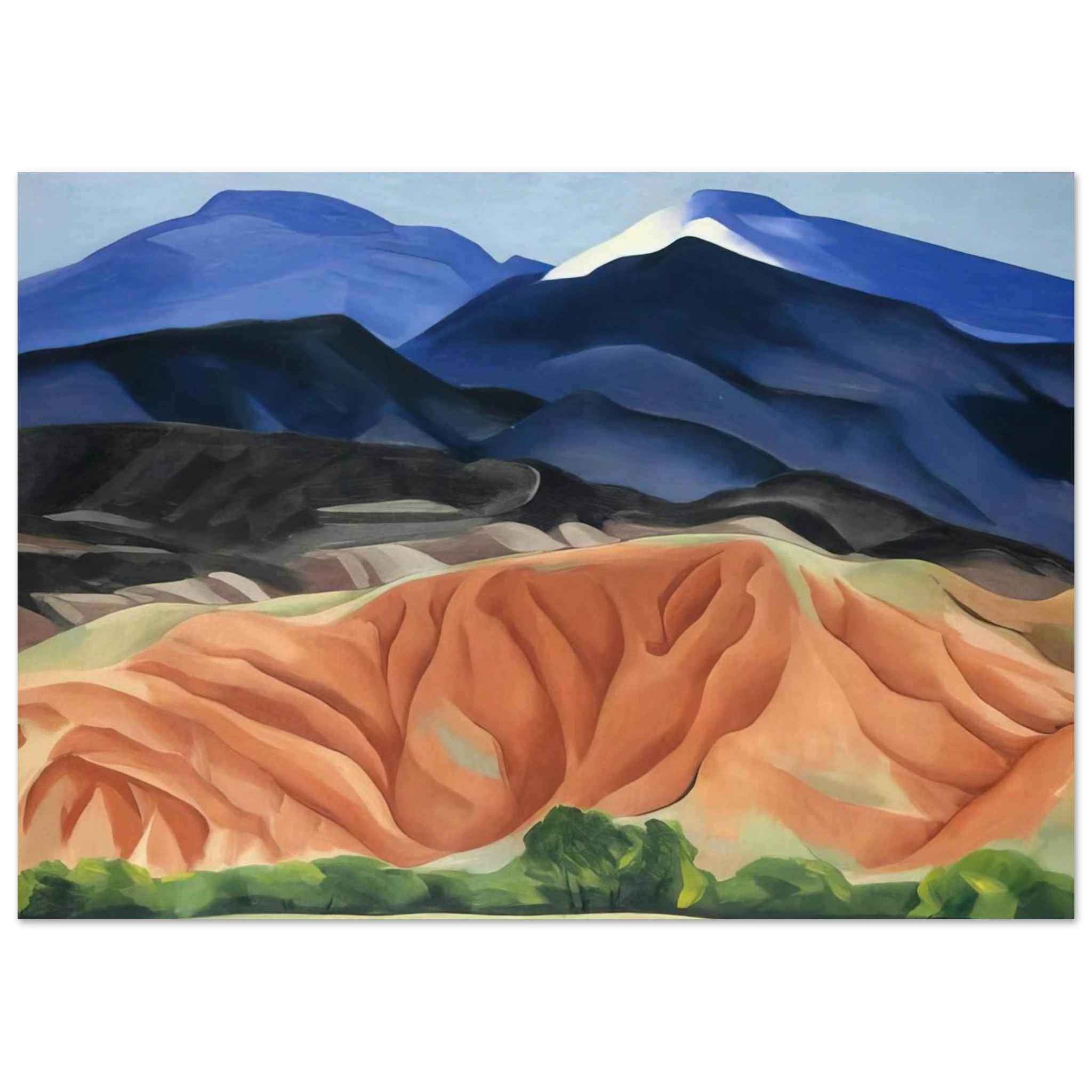 Black Mesa Landscape, New Mexico - Out Back of Mary`s II Poster | Georgia O'Keeffe Poster | Georgia O Keeffe Prints