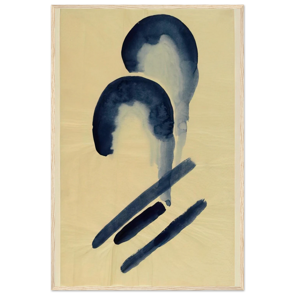 Blue-04 Framed Poster | Georgia O'Keeffe Framed Prints Wall Art | Georgia O Keeffe Prints