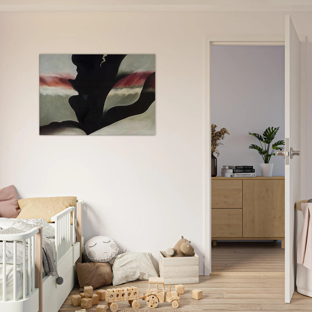Black Place Green Canvas | Georgia O'Keeffe Canvas | Georgia O Keeffe Prints