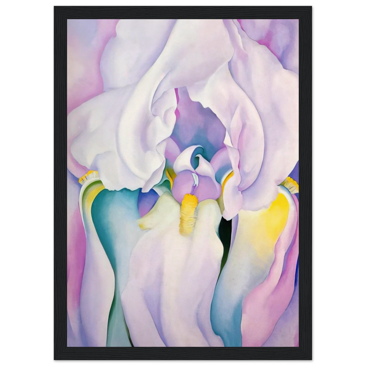 Light of Iris Framed Poster | Georgia O'Keeffe Framed Prints Wall Art | Georgia O Keeffe Prints