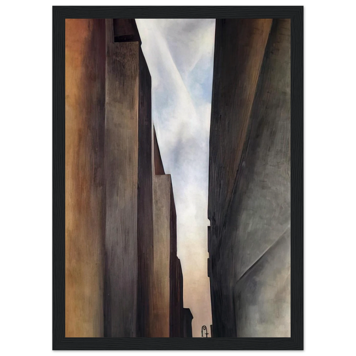 Street of New York II Framed Poster | Georgia O'Keeffe Framed Prints Wall Art | Georgia O Keeffe Prints