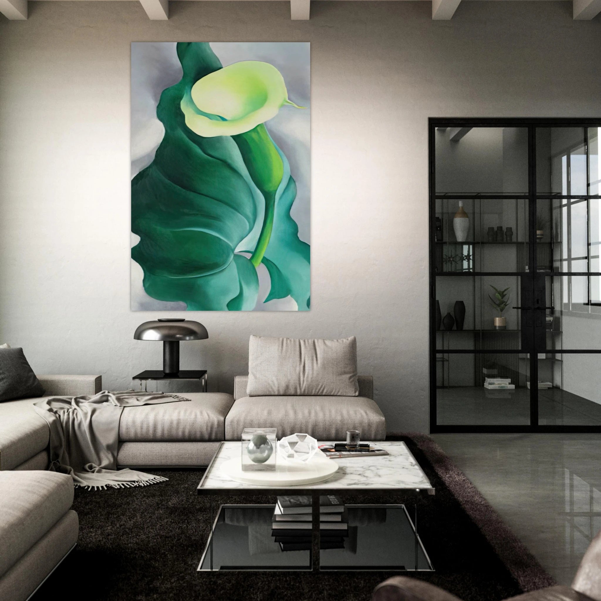Calla Lily  Lily-Yellow No. 2  Poster | Georgia O'Keeffe Poster | Georgia O Keeffe Prints