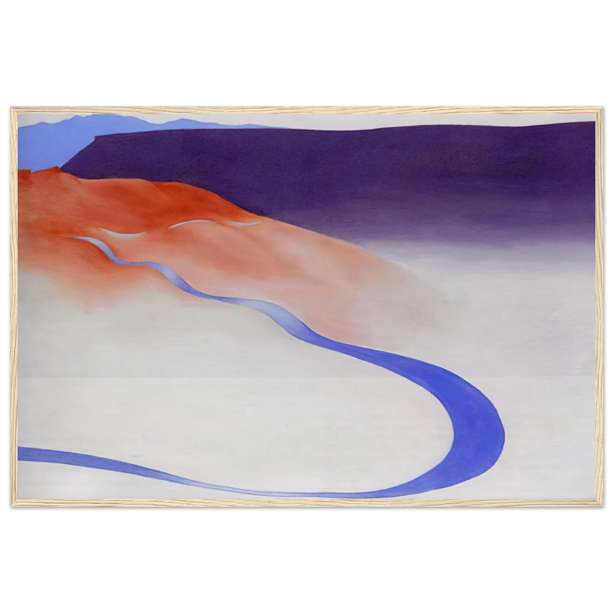 Road to the Ranch Framed Poster | Georgia O'Keeffe Framed Prints Wall Art | Georgia O Keeffe Prints