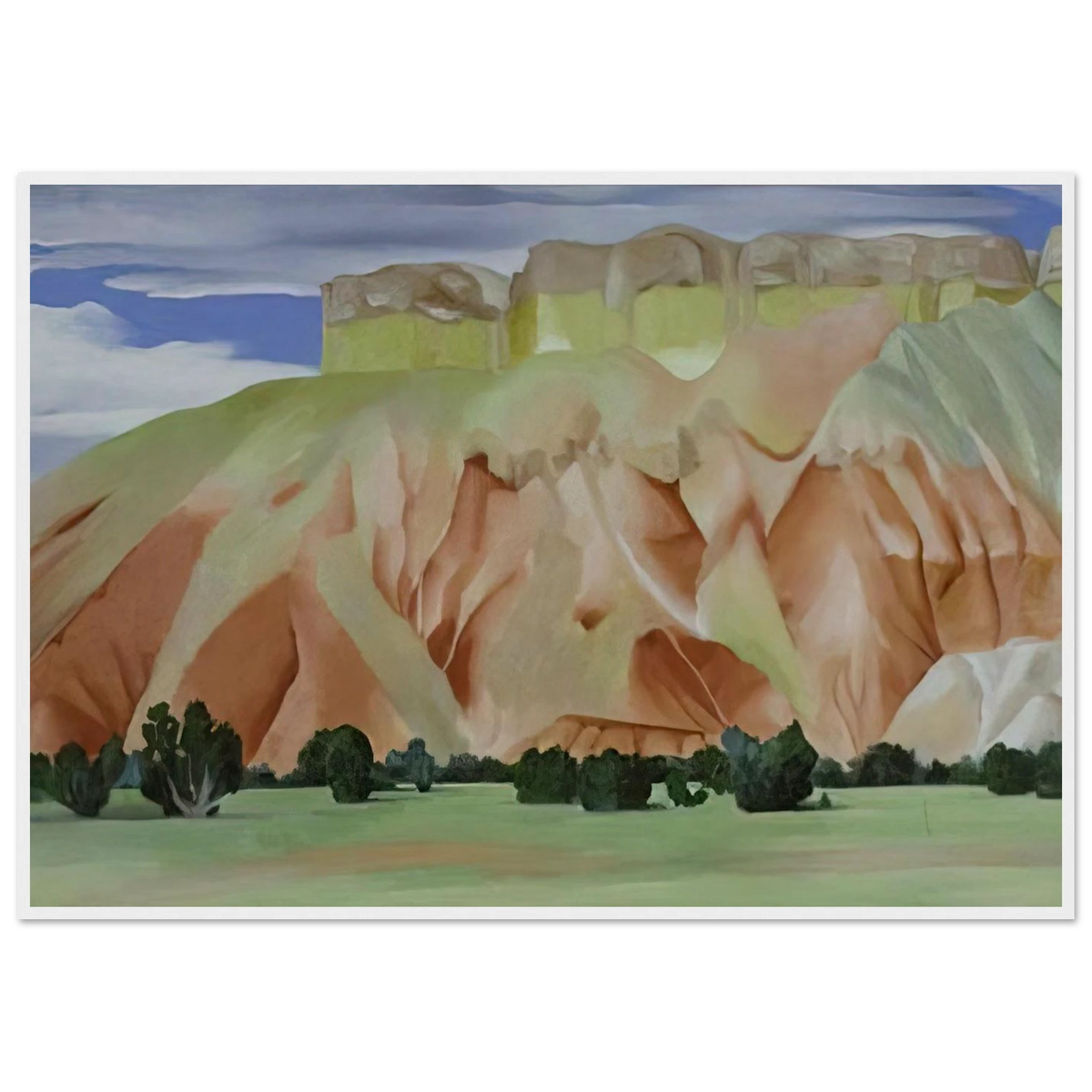 My Backyard Framed Poster | Georgia O'Keeffe Framed Prints Wall Art | Georgia O Keeffe Prints