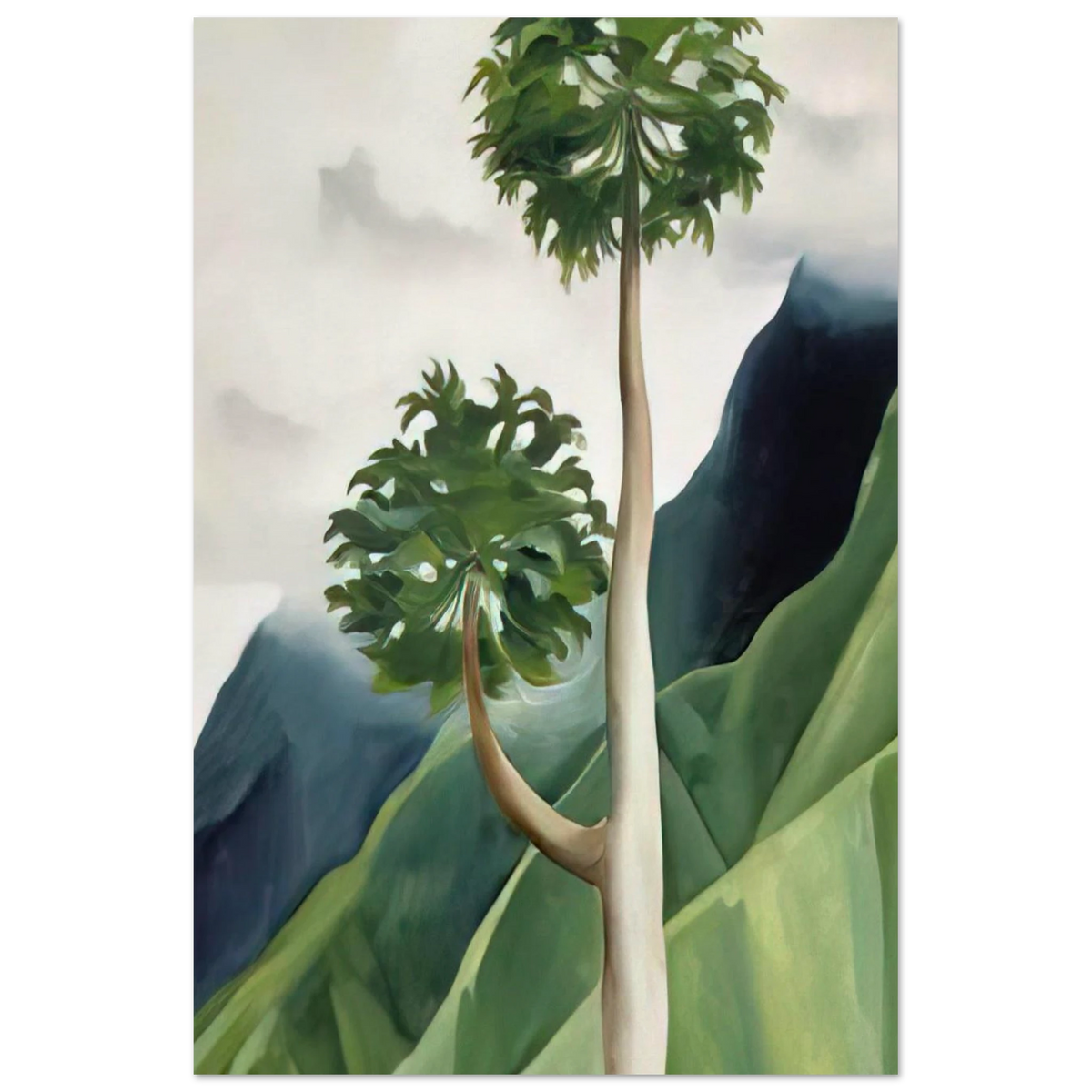 Papaya Tree-Iao Valley Poster | Georgia O'Keeffe Poster | Georgia O Keeffe Prints