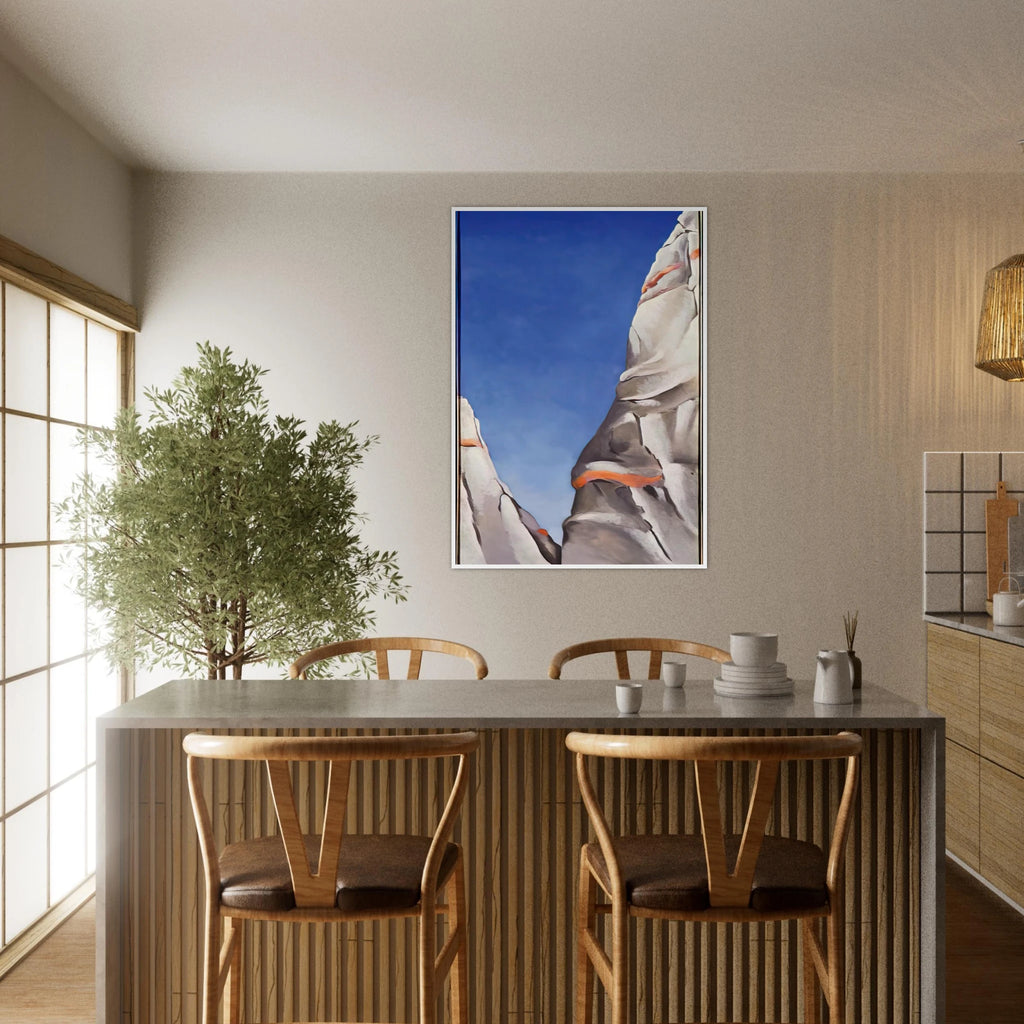 Blue Sky Framed Poster | Georgia O'Keeffe Framed Prints Wall Art | Georgia O Keeffe Prints