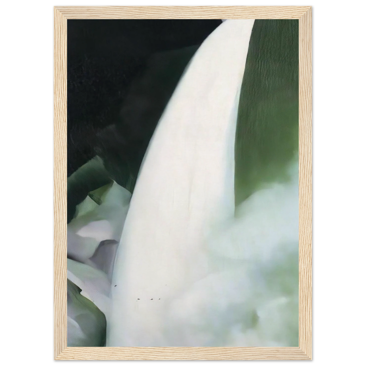 Green and White Framed Poster | Georgia O'Keeffe Framed Prints Wall Art | Georgia O Keeffe Prints