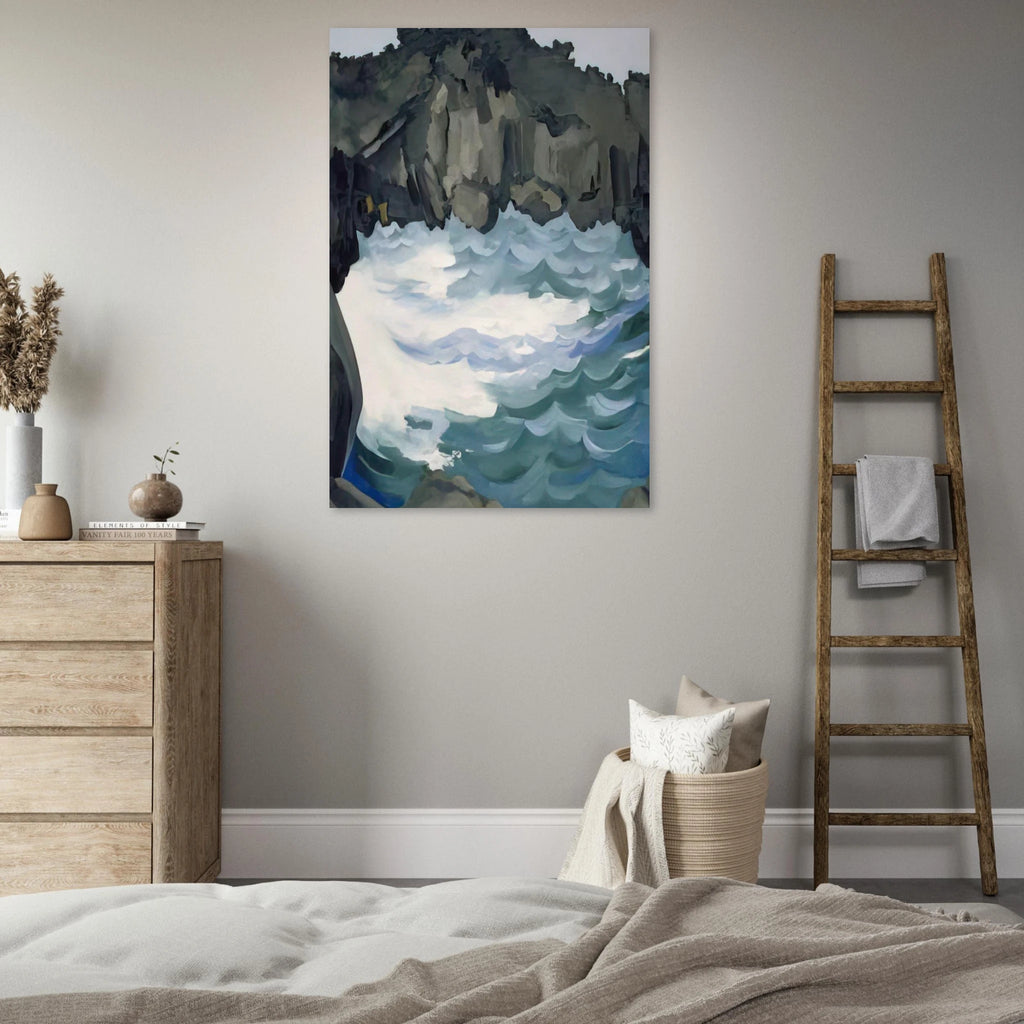 Black Lava Bridge, Hana Coast-No. I Poster | Georgia O'Keeffe Poster | Georgia O Keeffe Prints