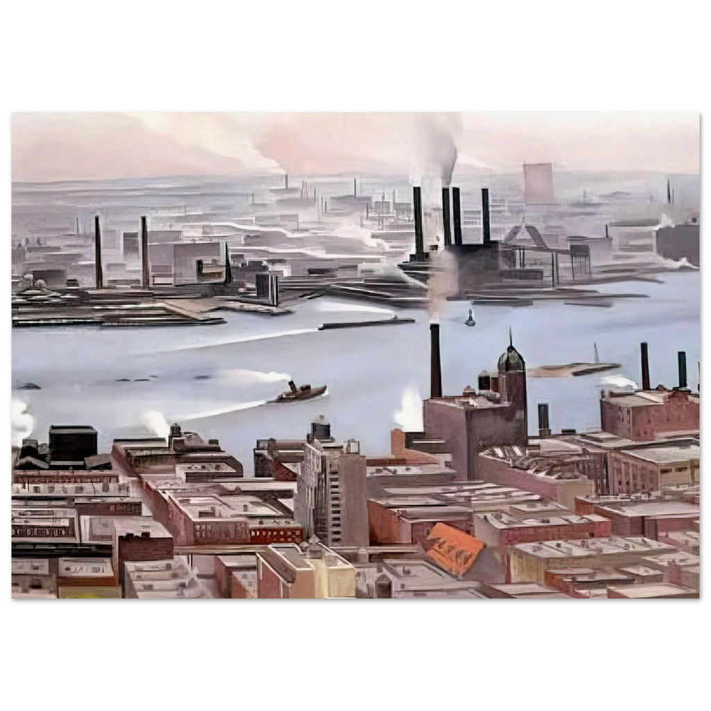 East River from the Thirtieth Story of the Shelton Hotel Poster | Georgia O'Keeffe Poster | Georgia O Keeffe Prints