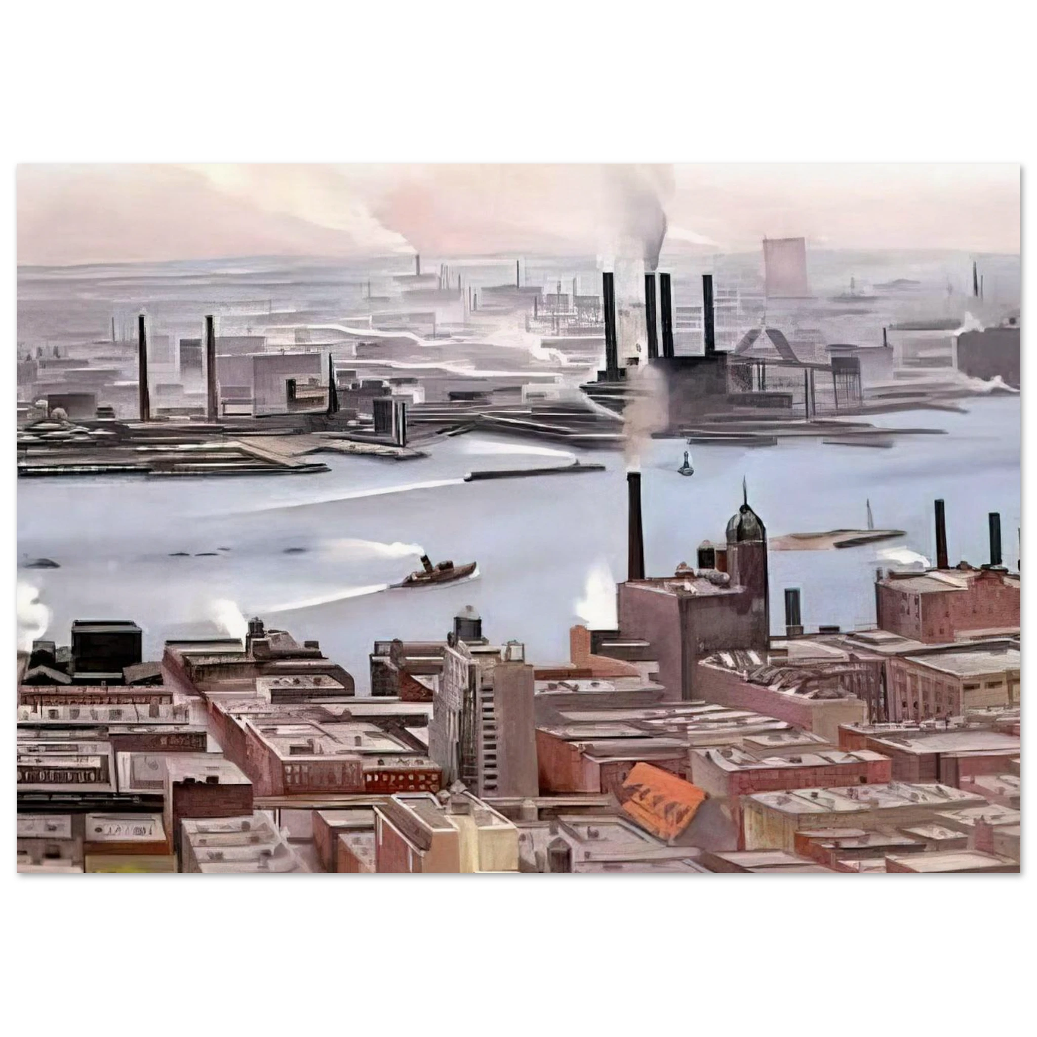 East River from the Thirtieth Story of the Shelton Hotel Poster | Georgia O'Keeffe Poster | Georgia O Keeffe Prints