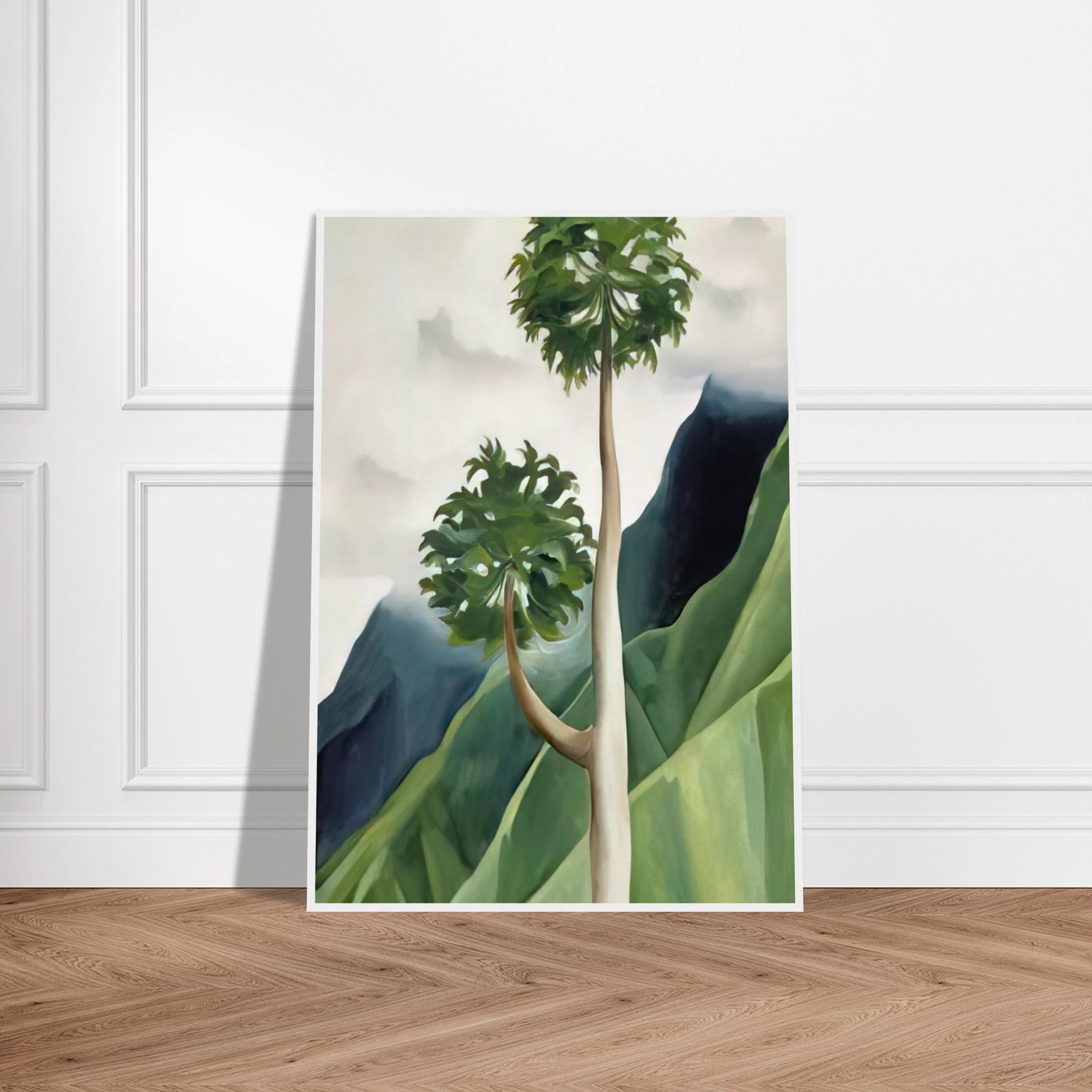 Papaya Tree-Iao Valley Framed Poster | Georgia O'Keeffe Framed Prints Wall Art | Georgia O Keeffe Prints