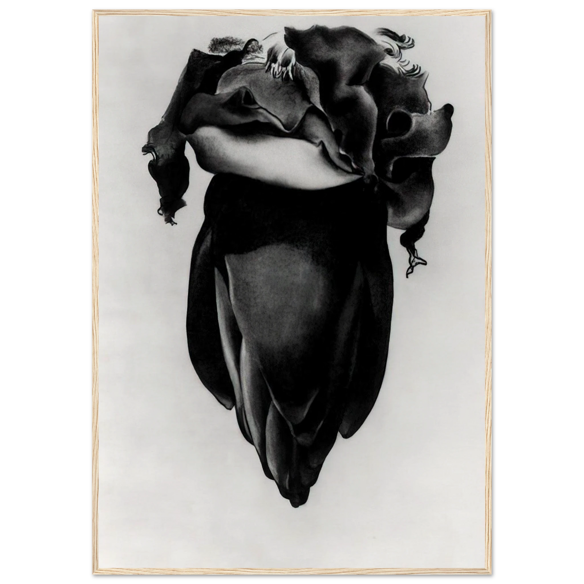 Banana Flower Framed Poster | Georgia O'Keeffe Framed Prints Wall Art | Georgia O Keeffe Prints