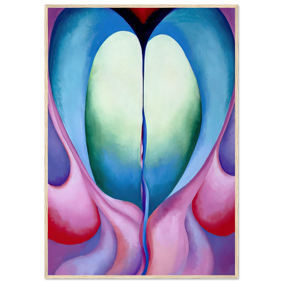 Series I, No. 8 Framed Poster | Georgia O'Keeffe Framed Prints Wall Art | Georgia O Keeffe Prints