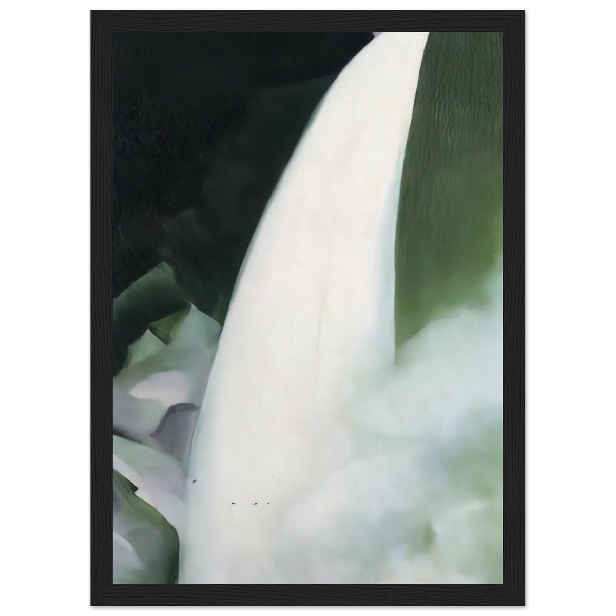 Green and White Framed Poster | Georgia O'Keeffe Framed Prints Wall Art | Georgia O Keeffe Prints