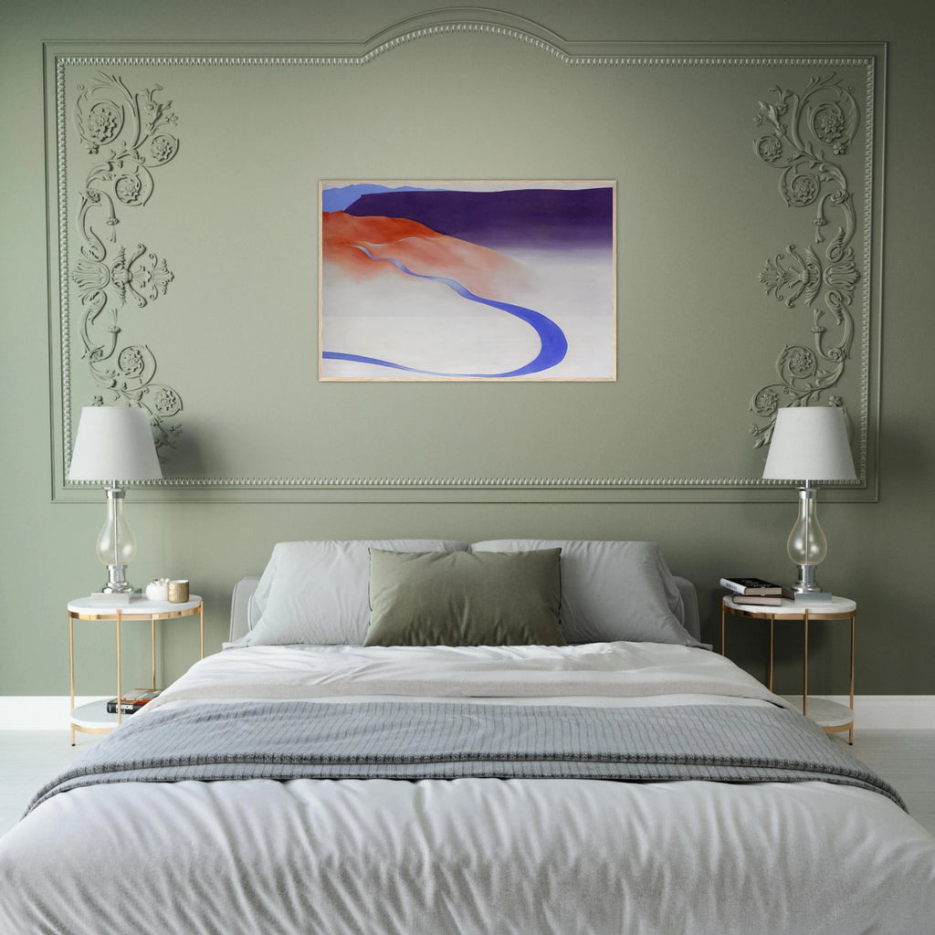 Road to the Ranch Framed Poster | Georgia O'Keeffe Framed Prints Wall Art | Georgia O Keeffe Prints