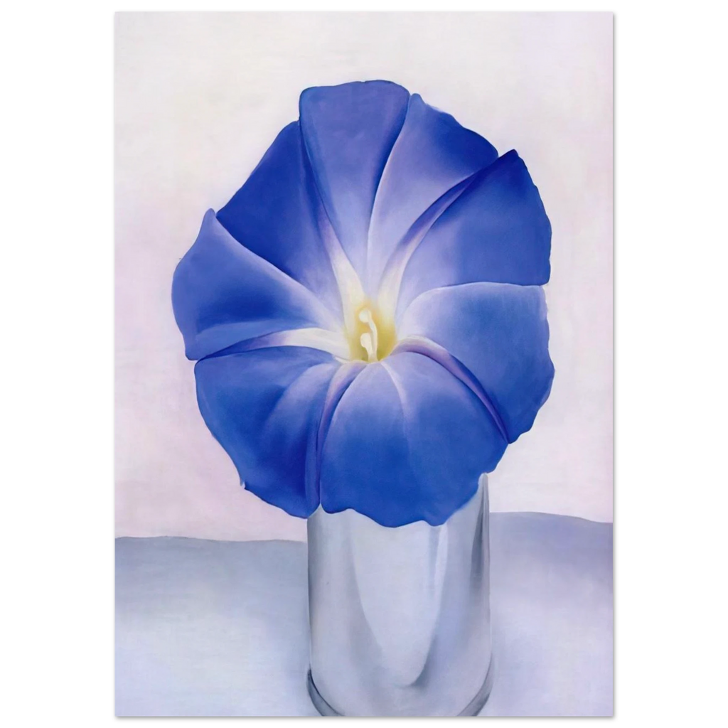 Blue Morning Glory Poster | Georgia O'Keeffe Poster | Georgia O Keeffe Prints
