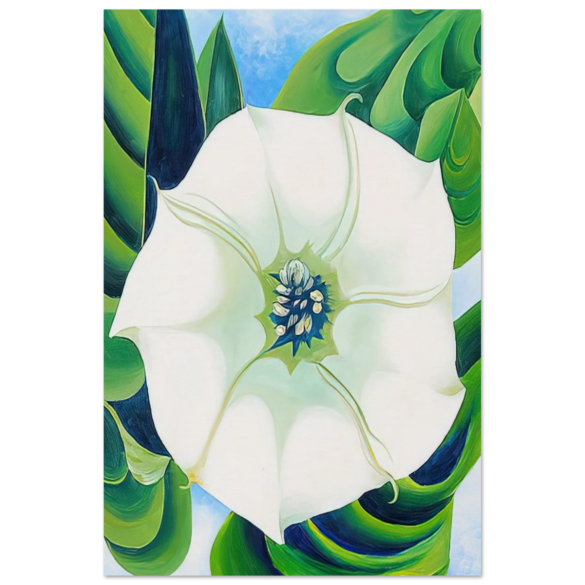 Jimson Weed Poster | Georgia O'Keeffe Poster | Georgia O Keeffe Prints