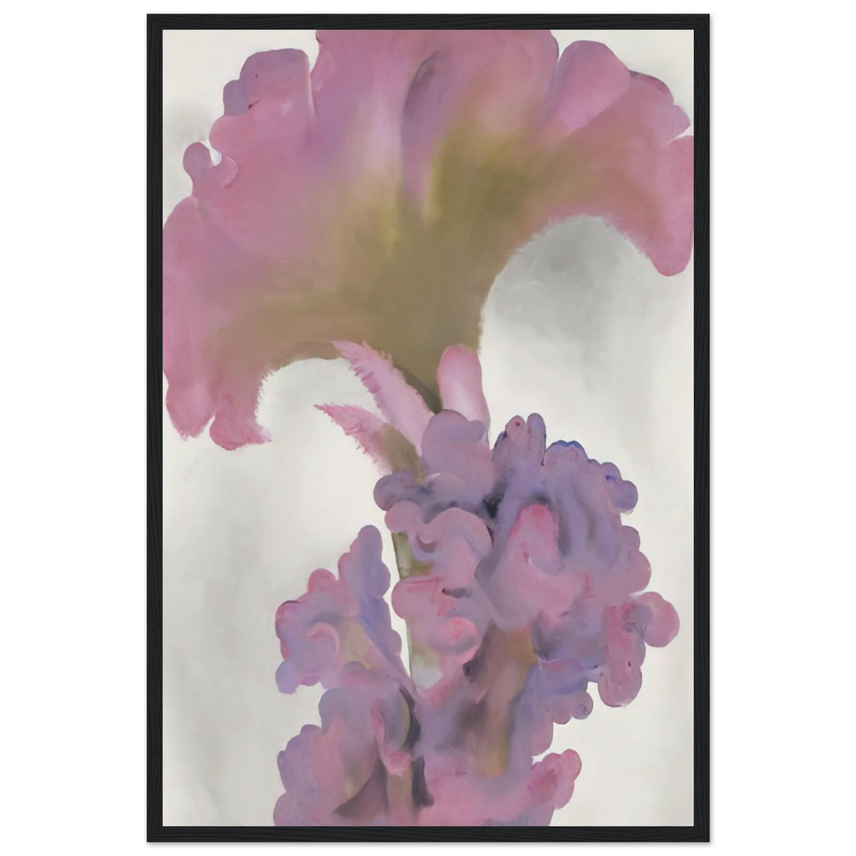 Coxcomb Framed Poster | Georgia O'Keeffe Framed Prints Wall Art | Georgia O Keeffe Prints