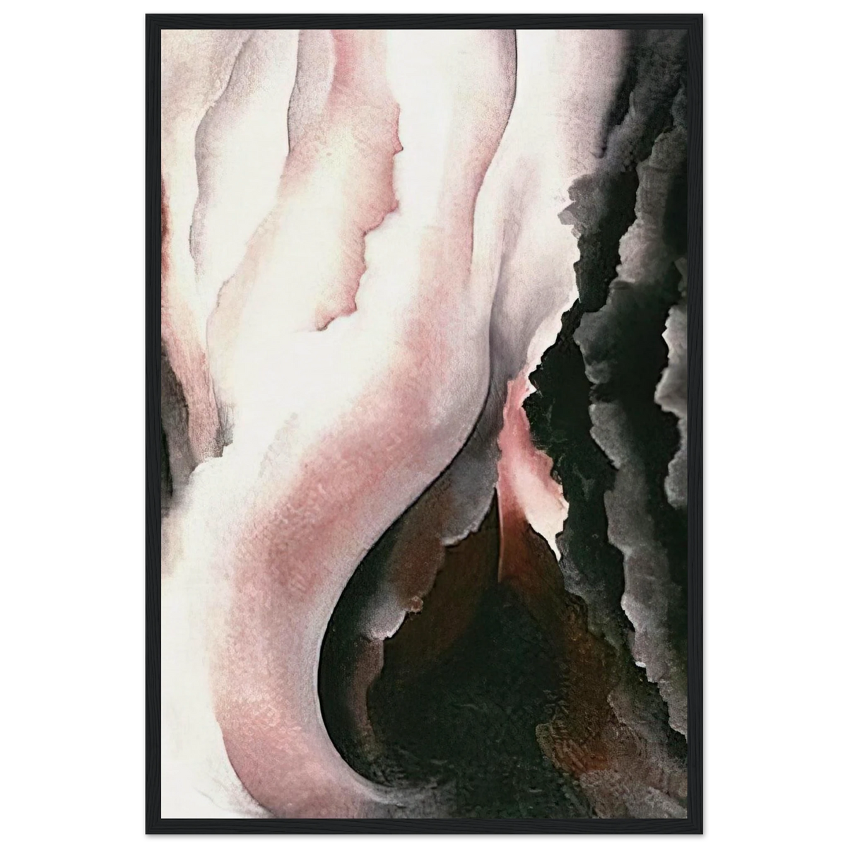 Dark Iris ?2 Framed Poster | Georgia O'Keeffe Framed Prints Wall Art | Georgia O Keeffe Prints