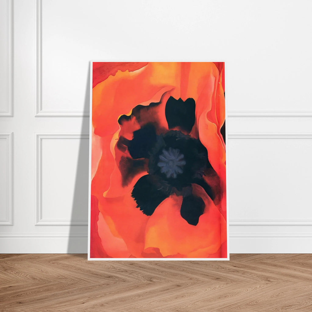 Poppy 2 Framed Poster | Georgia O'Keeffe Framed Prints Wall Art | Georgia O Keeffe Prints