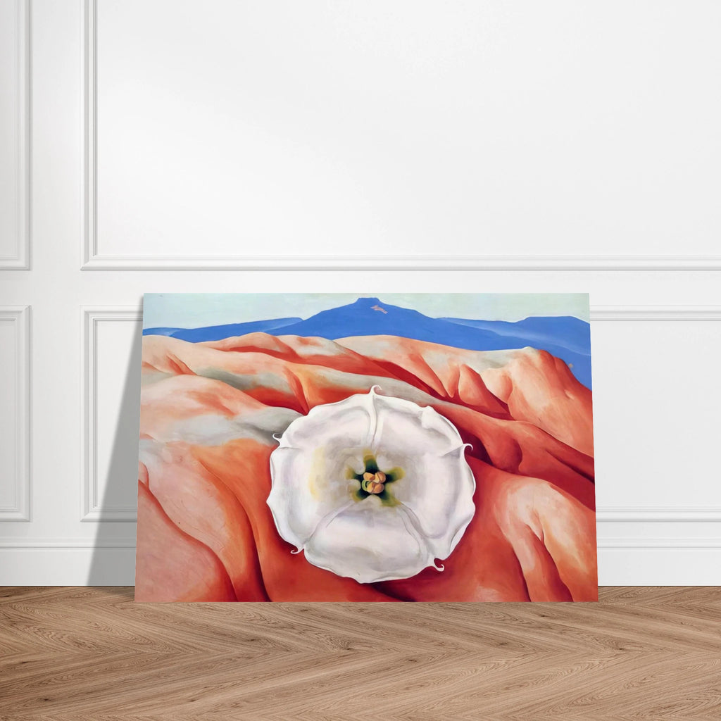 Red hills and white flower II Poster | Georgia O'Keeffe Poster | Georgia O Keeffe Prints