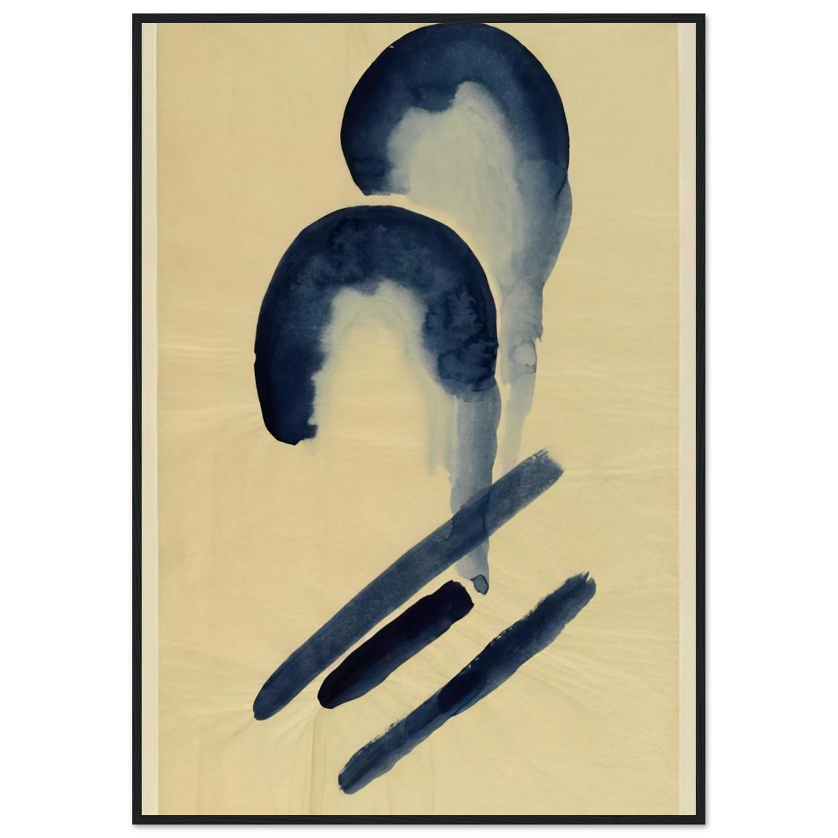 Blue-04 Framed Poster | Georgia O'Keeffe Framed Prints Wall Art | Georgia O Keeffe Prints